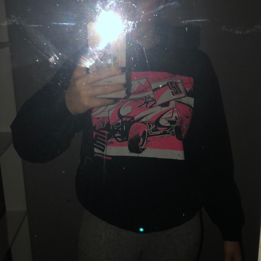 Black hoodie